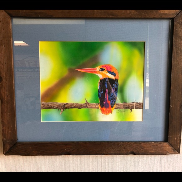 3D Colored Pencil artwork. With frame